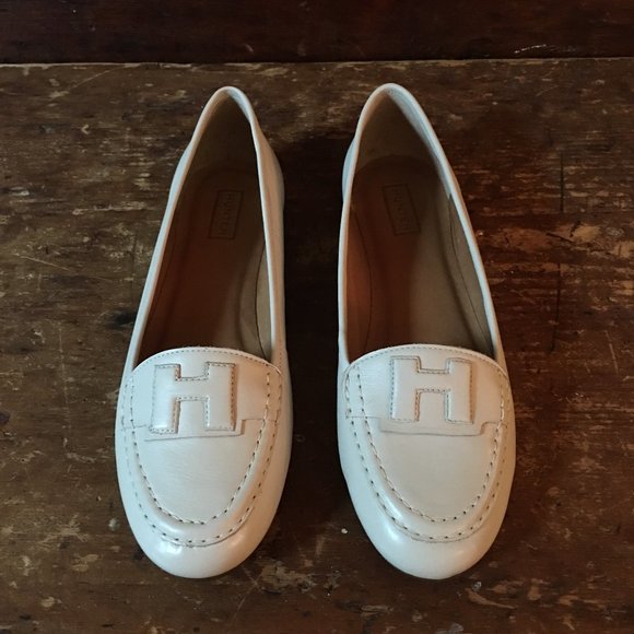 Hunter Boots Circa 2010 Leather Flat Shoe Size 7 - Picture 1 of 5